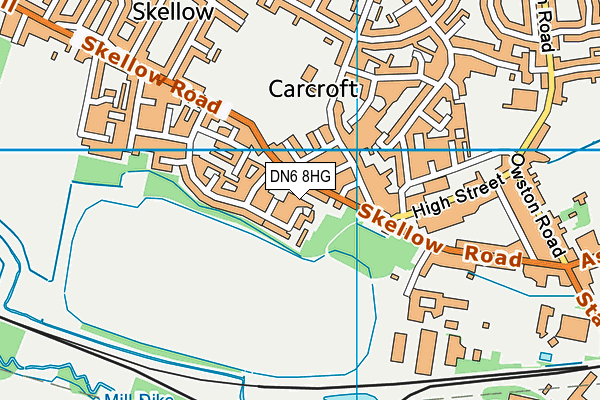 DN6 8HG map - OS VectorMap District (Ordnance Survey) DN6 8HG map - OS VectorMap District (Ordnance Survey)