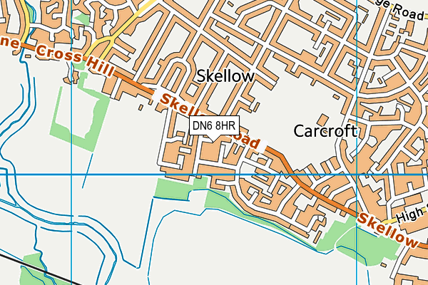 DN6 8HR map - OS VectorMap District (Ordnance Survey) DN6 8HR map - OS VectorMap District (Ordnance Survey)
