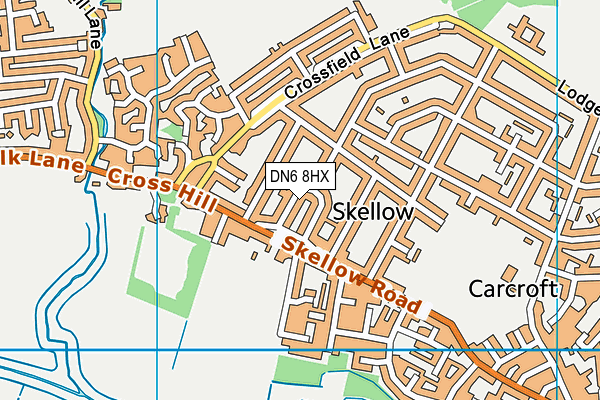 DN6 8HX map - OS VectorMap District (Ordnance Survey) DN6 8HX map - OS VectorMap District (Ordnance Survey)