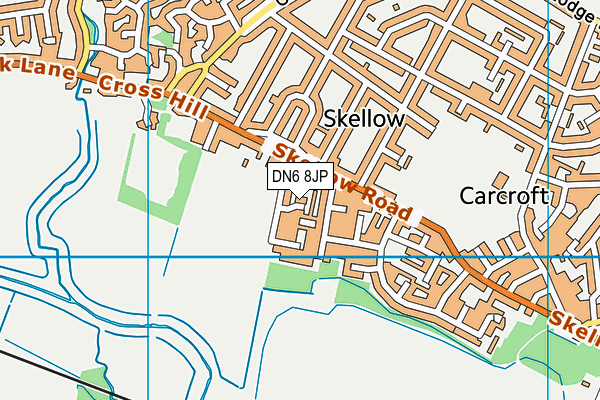 DN6 8JP map - OS VectorMap District (Ordnance Survey) DN6 8JP map - OS VectorMap District (Ordnance Survey)