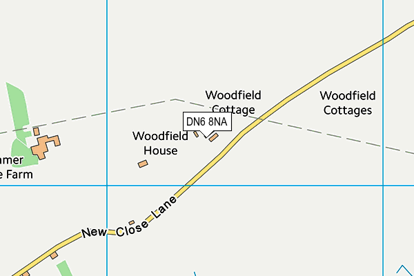 DN6 8NA map - OS VectorMap District (Ordnance Survey) DN6 8NA map - OS VectorMap District (Ordnance Survey)