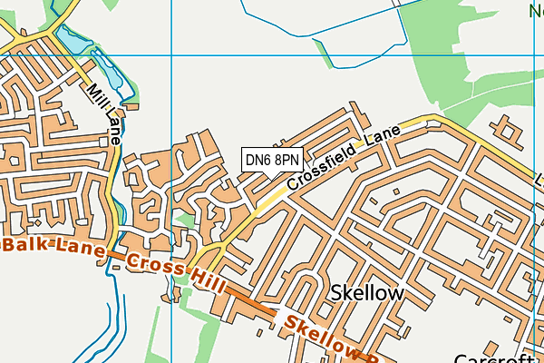 DN6 8PN map - OS VectorMap District (Ordnance Survey) DN6 8PN map - OS VectorMap District (Ordnance Survey)