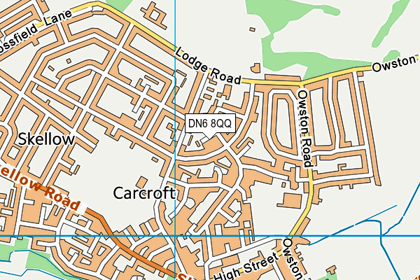 DN6 8QQ map - OS VectorMap District (Ordnance Survey) DN6 8QQ map - OS VectorMap District (Ordnance Survey)