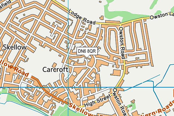 DN6 8QR map - OS VectorMap District (Ordnance Survey) DN6 8QR map - OS VectorMap District (Ordnance Survey)