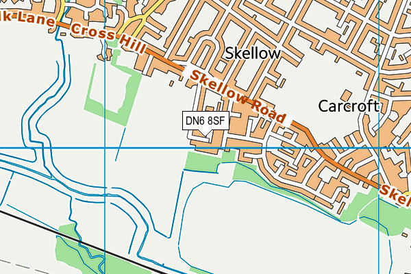 DN6 8SF map - OS VectorMap District (Ordnance Survey) DN6 8SF map - OS VectorMap District (Ordnance Survey)