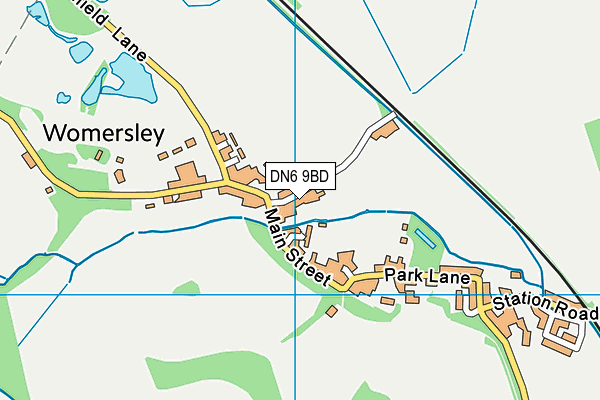 DN6 9BD map - OS VectorMap District (Ordnance Survey) DN6 9BD map - OS VectorMap District (Ordnance Survey)