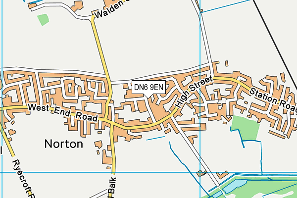 DN6 9EN map - OS VectorMap District (Ordnance Survey) DN6 9EN map - OS VectorMap District (Ordnance Survey)