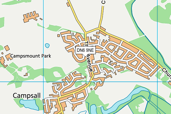 DN6 9NE map - OS VectorMap District (Ordnance Survey) DN6 9NE map - OS VectorMap District (Ordnance Survey)