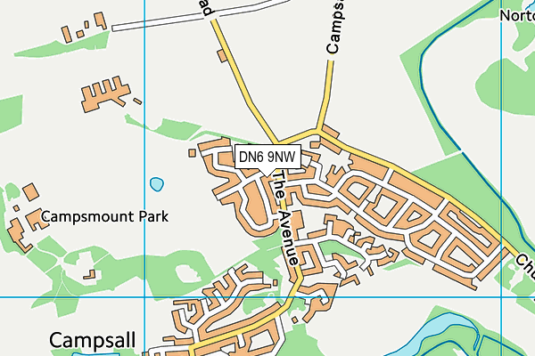 DN6 9NW map - OS VectorMap District (Ordnance Survey) DN6 9NW map - OS VectorMap District (Ordnance Survey)