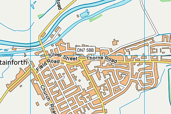 DN7 5BB map - OS VectorMap District (Ordnance Survey) DN7 5BB map - OS VectorMap District (Ordnance Survey)