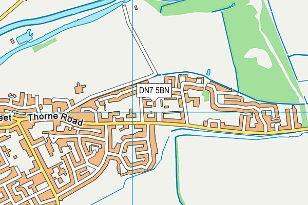 DN7 5BN map - OS VectorMap District (Ordnance Survey) DN7 5BN map - OS VectorMap District (Ordnance Survey)