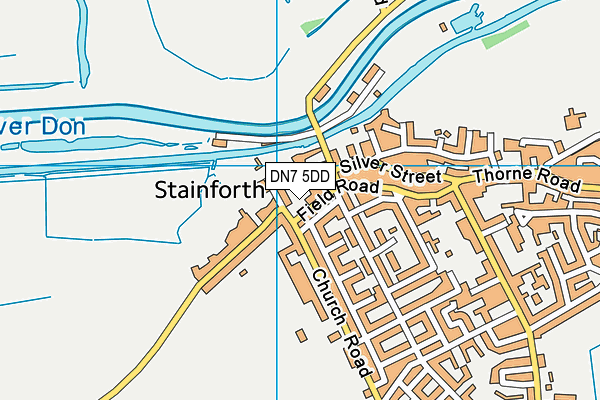 DN7 5DD map - OS VectorMap District (Ordnance Survey) DN7 5DD map - OS VectorMap District (Ordnance Survey)