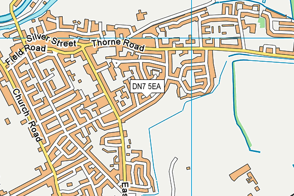 DN7 5EA map - OS VectorMap District (Ordnance Survey) DN7 5EA map - OS VectorMap District (Ordnance Survey)
