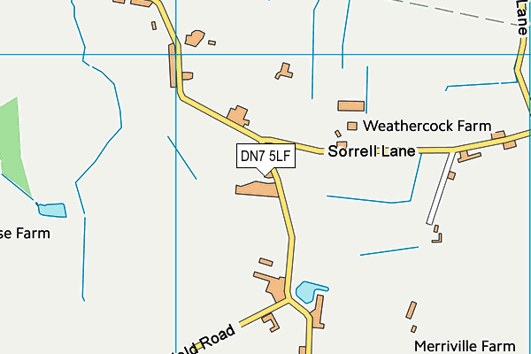 DN7 5LF map - OS VectorMap District (Ordnance Survey) DN7 5LF map - OS VectorMap District (Ordnance Survey)