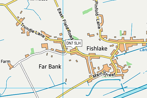 DN7 5LH map - OS VectorMap District (Ordnance Survey) DN7 5LH map - OS VectorMap District (Ordnance Survey)