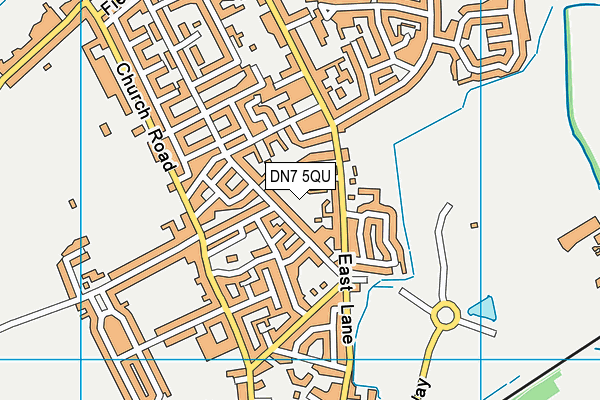 DN7 5QU map - OS VectorMap District (Ordnance Survey) DN7 5QU map - OS VectorMap District (Ordnance Survey)