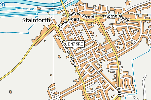 DN7 5RE map - OS VectorMap District (Ordnance Survey) DN7 5RE map - OS VectorMap District (Ordnance Survey)