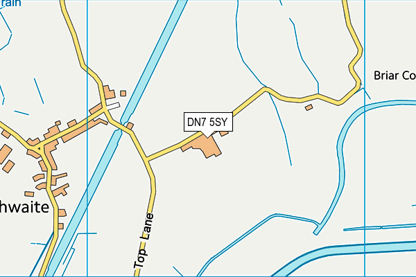 DN7 5SY map - OS VectorMap District (Ordnance Survey) DN7 5SY map - OS VectorMap District (Ordnance Survey)