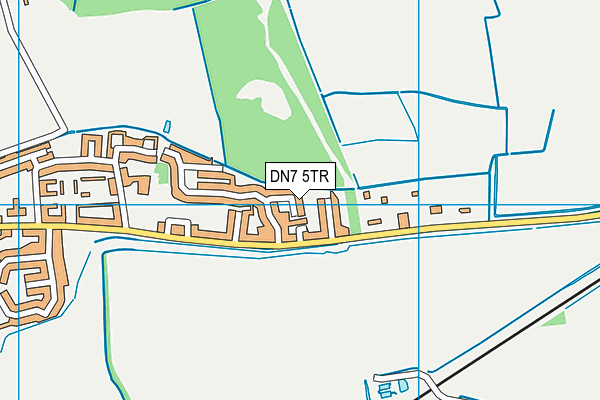 DN7 5TR map - OS VectorMap District (Ordnance Survey) DN7 5TR map - OS VectorMap District (Ordnance Survey)