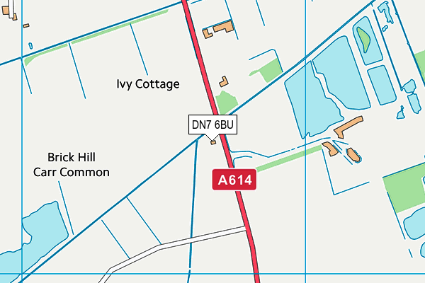 DN7 6BU map - OS VectorMap District (Ordnance Survey) DN7 6BU map - OS VectorMap District (Ordnance Survey)