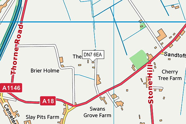 DN7 6EA map - OS VectorMap District (Ordnance Survey) DN7 6EA map - OS VectorMap District (Ordnance Survey)