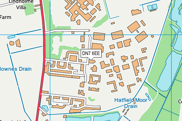 DN7 6EE map - OS VectorMap District (Ordnance Survey) DN7 6EE map - OS VectorMap District (Ordnance Survey)