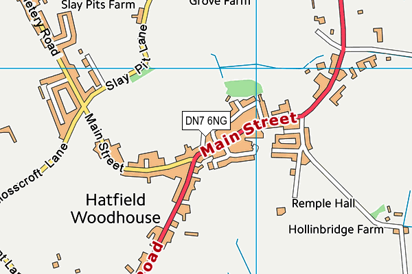 DN7 6NG map - OS VectorMap District (Ordnance Survey) DN7 6NG map - OS VectorMap District (Ordnance Survey)