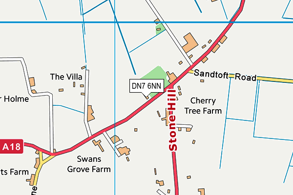 DN7 6NN map - OS VectorMap District (Ordnance Survey) DN7 6NN map - OS VectorMap District (Ordnance Survey)