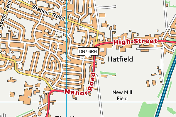 DN7 6RH map - OS VectorMap District (Ordnance Survey) DN7 6RH map - OS VectorMap District (Ordnance Survey)