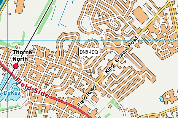 DN8 4DQ map - OS VectorMap District (Ordnance Survey) DN8 4DQ map - OS VectorMap District (Ordnance Survey)