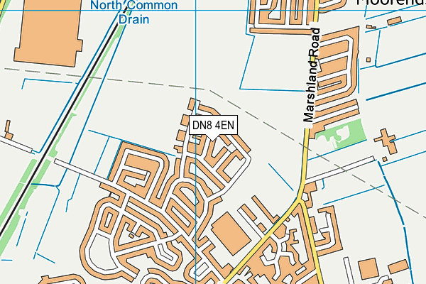 DN8 4EN map - OS VectorMap District (Ordnance Survey) DN8 4EN map - OS VectorMap District (Ordnance Survey)