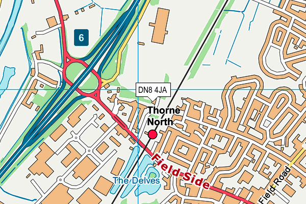 DN8 4JA map - OS VectorMap District (Ordnance Survey) DN8 4JA map - OS VectorMap District (Ordnance Survey)