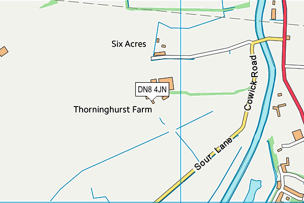 DN8 4JN map - OS VectorMap District (Ordnance Survey) DN8 4JN map - OS VectorMap District (Ordnance Survey)