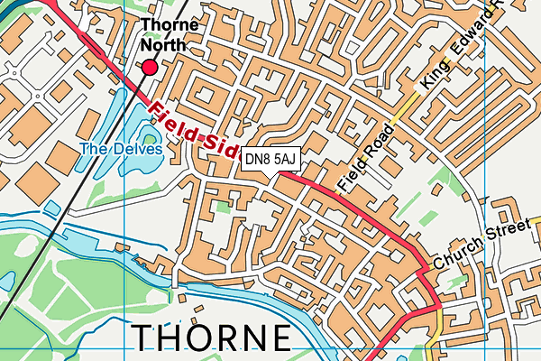 DN8 5AJ map - OS VectorMap District (Ordnance Survey) DN8 5AJ map - OS VectorMap District (Ordnance Survey)