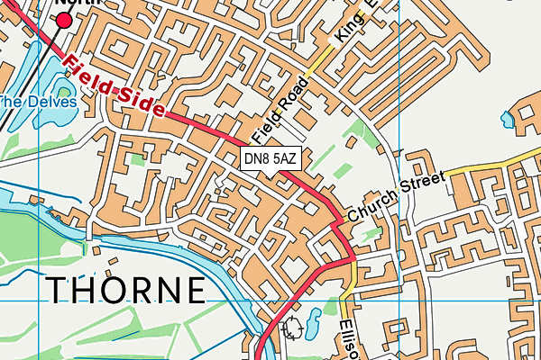 DN8 5AZ map - OS VectorMap District (Ordnance Survey) DN8 5AZ map - OS VectorMap District (Ordnance Survey)