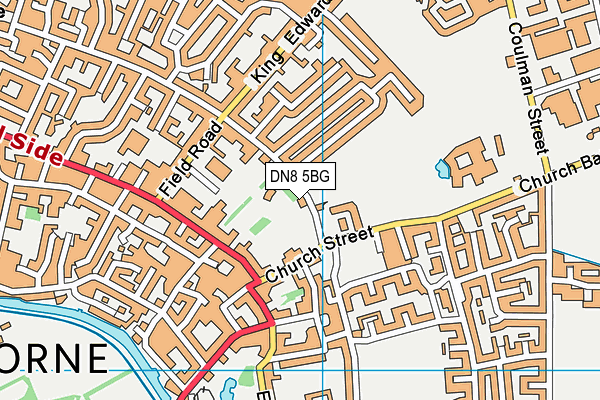 DN8 5BG map - OS VectorMap District (Ordnance Survey) DN8 5BG map - OS VectorMap District (Ordnance Survey)