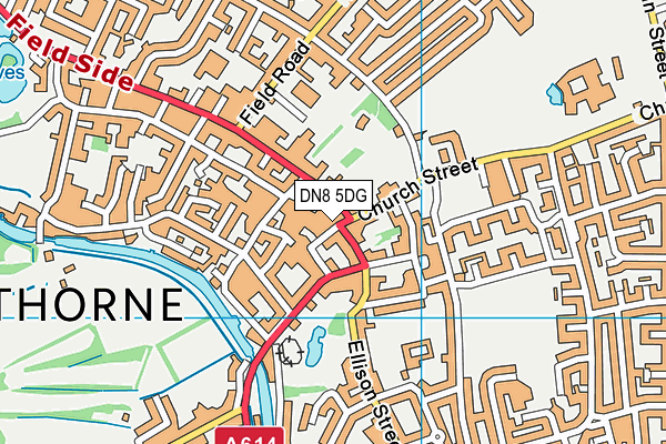 DN8 5DG map - OS VectorMap District (Ordnance Survey) DN8 5DG map - OS VectorMap District (Ordnance Survey)
