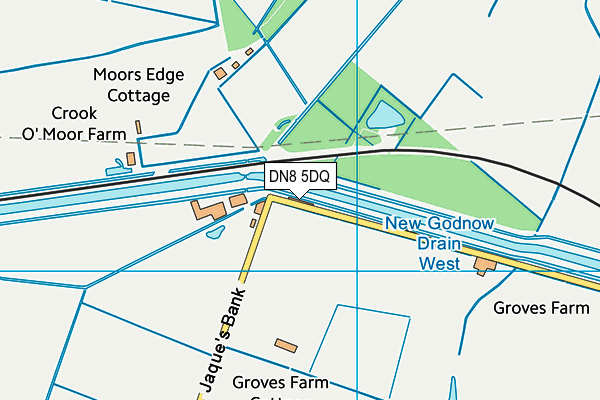 DN8 5DQ map - OS VectorMap District (Ordnance Survey) DN8 5DQ map - OS VectorMap District (Ordnance Survey)