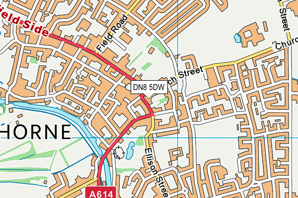 DN8 5DW map - OS VectorMap District (Ordnance Survey) DN8 5DW map - OS VectorMap District (Ordnance Survey)