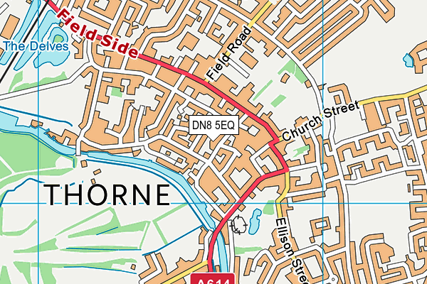 DN8 5EQ map - OS VectorMap District (Ordnance Survey) DN8 5EQ map - OS VectorMap District (Ordnance Survey)