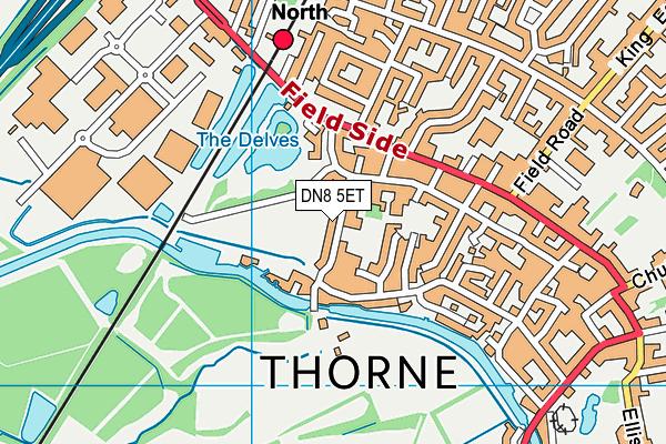 DN8 5ET map - OS VectorMap District (Ordnance Survey) DN8 5ET map - OS VectorMap District (Ordnance Survey)