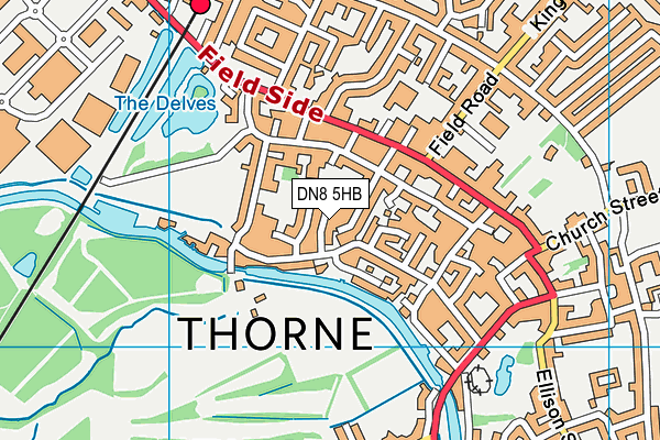 DN8 5HB map - OS VectorMap District (Ordnance Survey) DN8 5HB map - OS VectorMap District (Ordnance Survey)