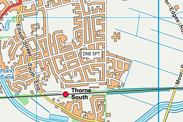DN8 5PT map - OS VectorMap District (Ordnance Survey) DN8 5PT map - OS VectorMap District (Ordnance Survey)