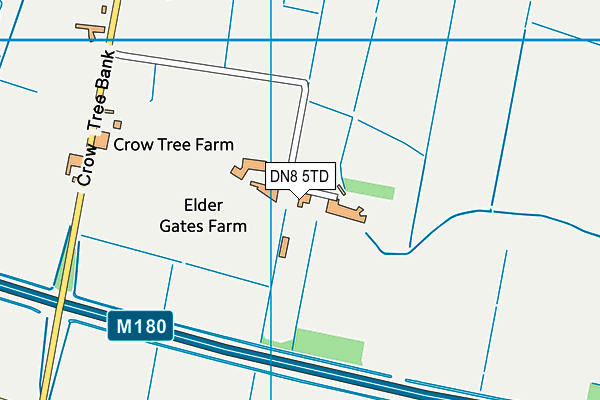 DN8 5TD map - OS VectorMap District (Ordnance Survey) DN8 5TD map - OS VectorMap District (Ordnance Survey)