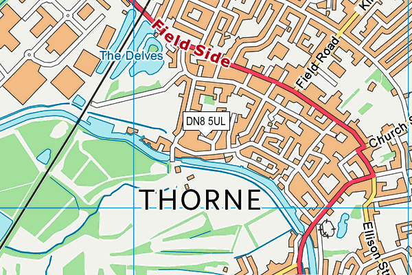 DN8 5UL map - OS VectorMap District (Ordnance Survey) DN8 5UL map - OS VectorMap District (Ordnance Survey)