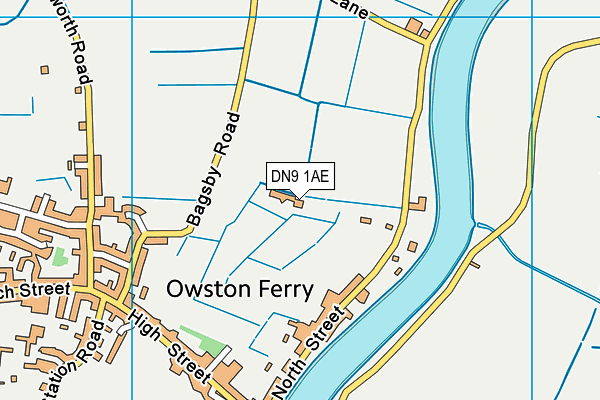 DN9 1AE map - OS VectorMap District (Ordnance Survey) DN9 1AE map - OS VectorMap District (Ordnance Survey)