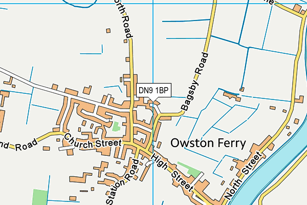 DN9 1BP map - OS VectorMap District (Ordnance Survey) DN9 1BP map - OS VectorMap District (Ordnance Survey)