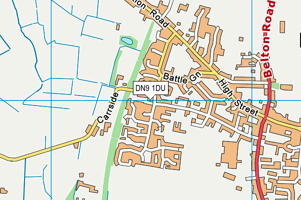 DN9 1DU map - OS VectorMap District (Ordnance Survey) DN9 1DU map - OS VectorMap District (Ordnance Survey)