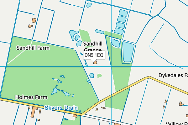 DN9 1EQ map - OS VectorMap District (Ordnance Survey) DN9 1EQ map - OS VectorMap District (Ordnance Survey)