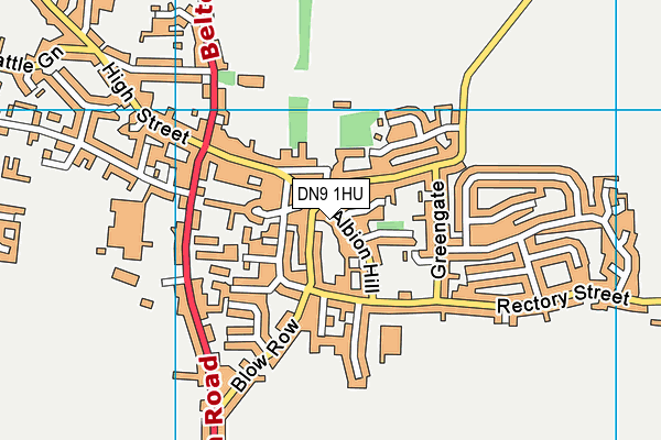 DN9 1HU map - OS VectorMap District (Ordnance Survey) DN9 1HU map - OS VectorMap District (Ordnance Survey)